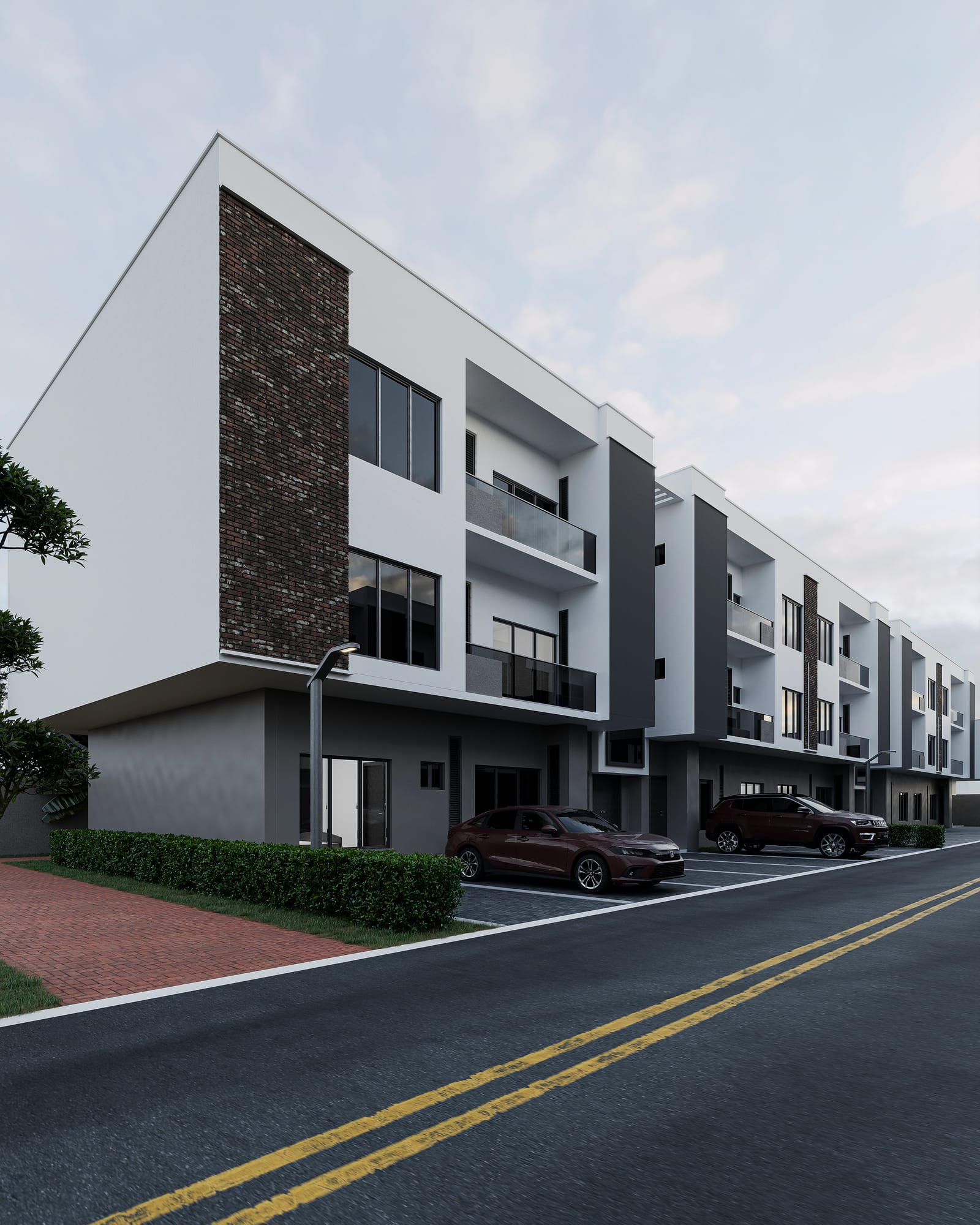 Architectural rendering of Citrine Luxury Apartments in Katampe Main, Abuja