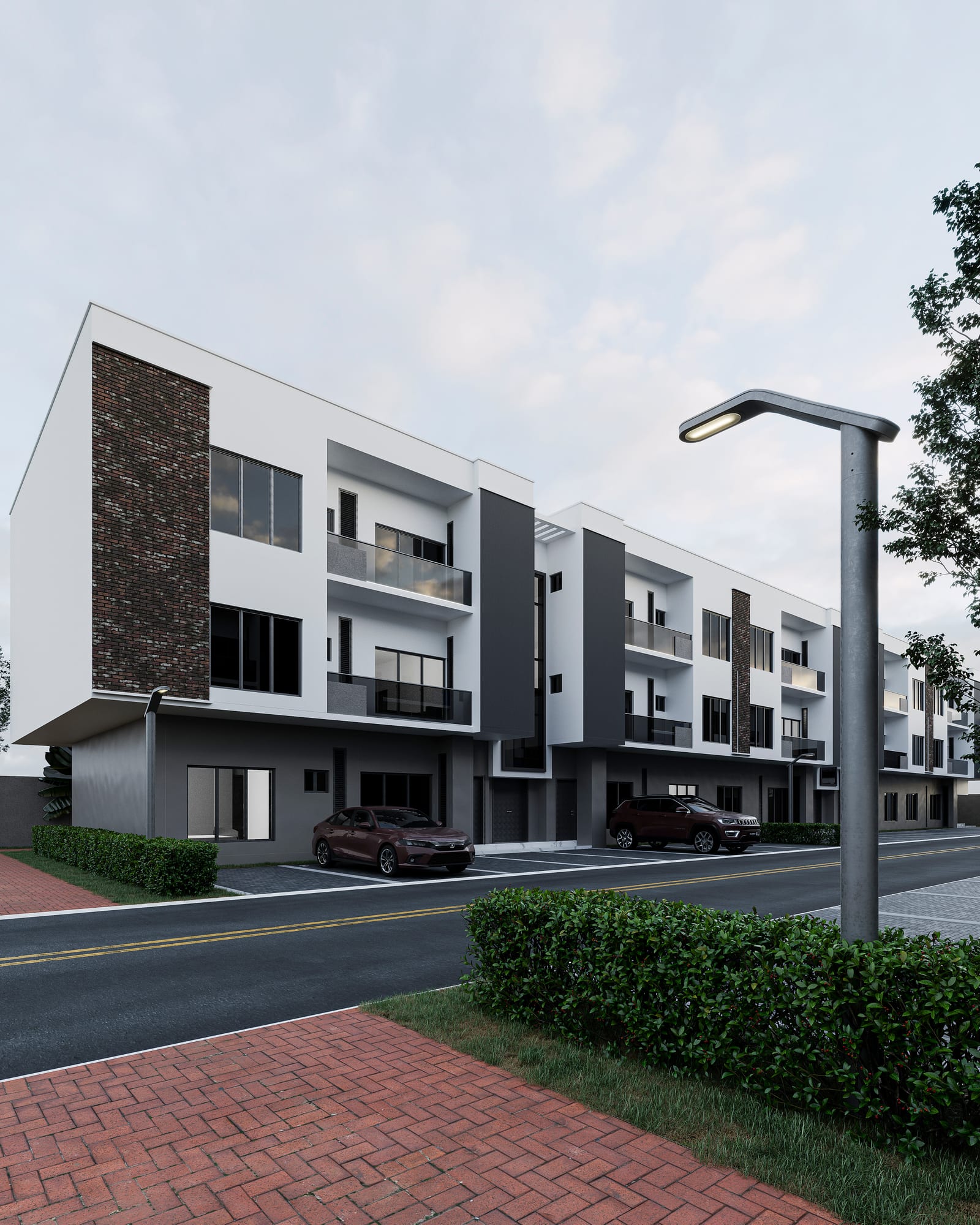 Architectural rendering of Citrine Luxury Apartments in Katampe Main, Abuja